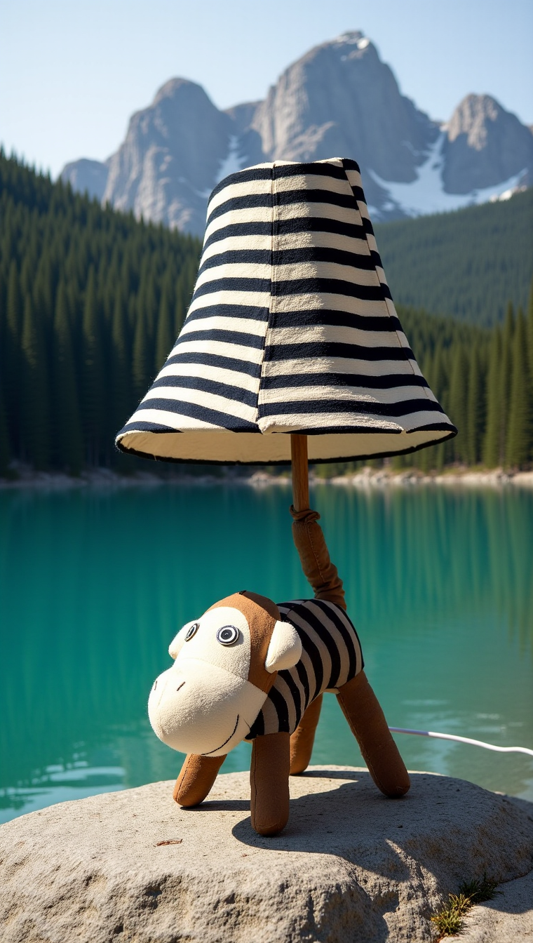 ZENZOO Lichtfreund Äffchen Nachttischleuchte Schreibtischleuchte