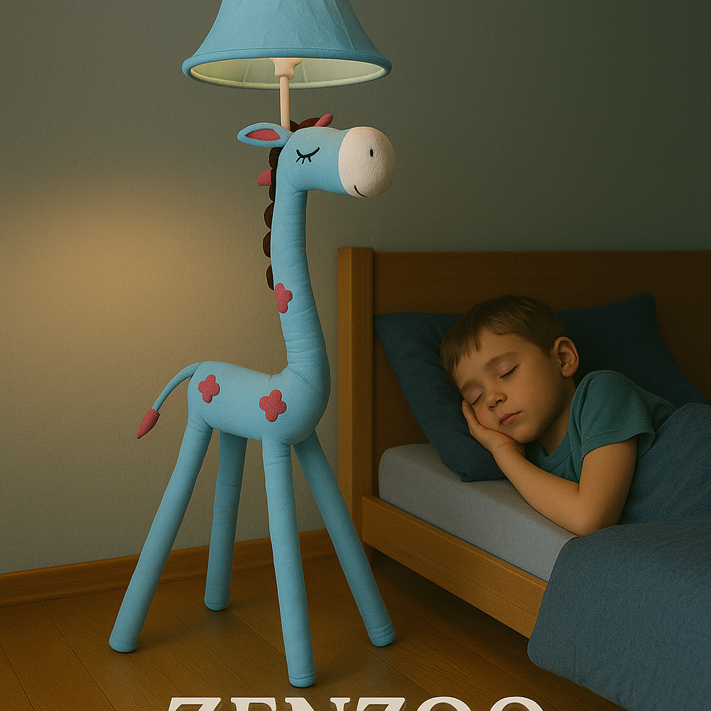 ZENZOO Lichtfreund Giraffe blau Standleuchte Stehleuchte