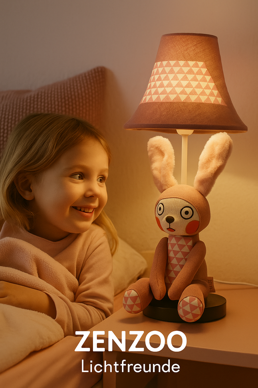 ZENZOO Lichtfreund Kaninchen Hase Nachttischleuchte Schreibtischleuchte