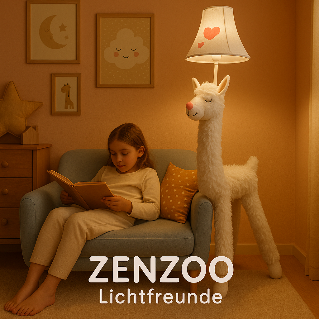 ZENZOO Lichtfreund Alpaka XL Stehleuchte Standleuchte