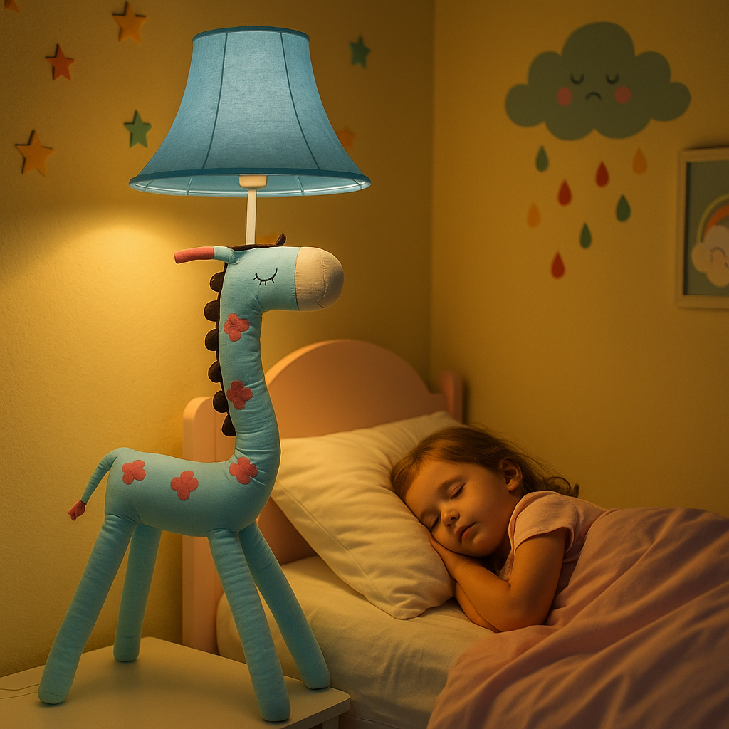 ZENZOO Lichtfreund Giraffe blau Standleuchte Stehleuchte